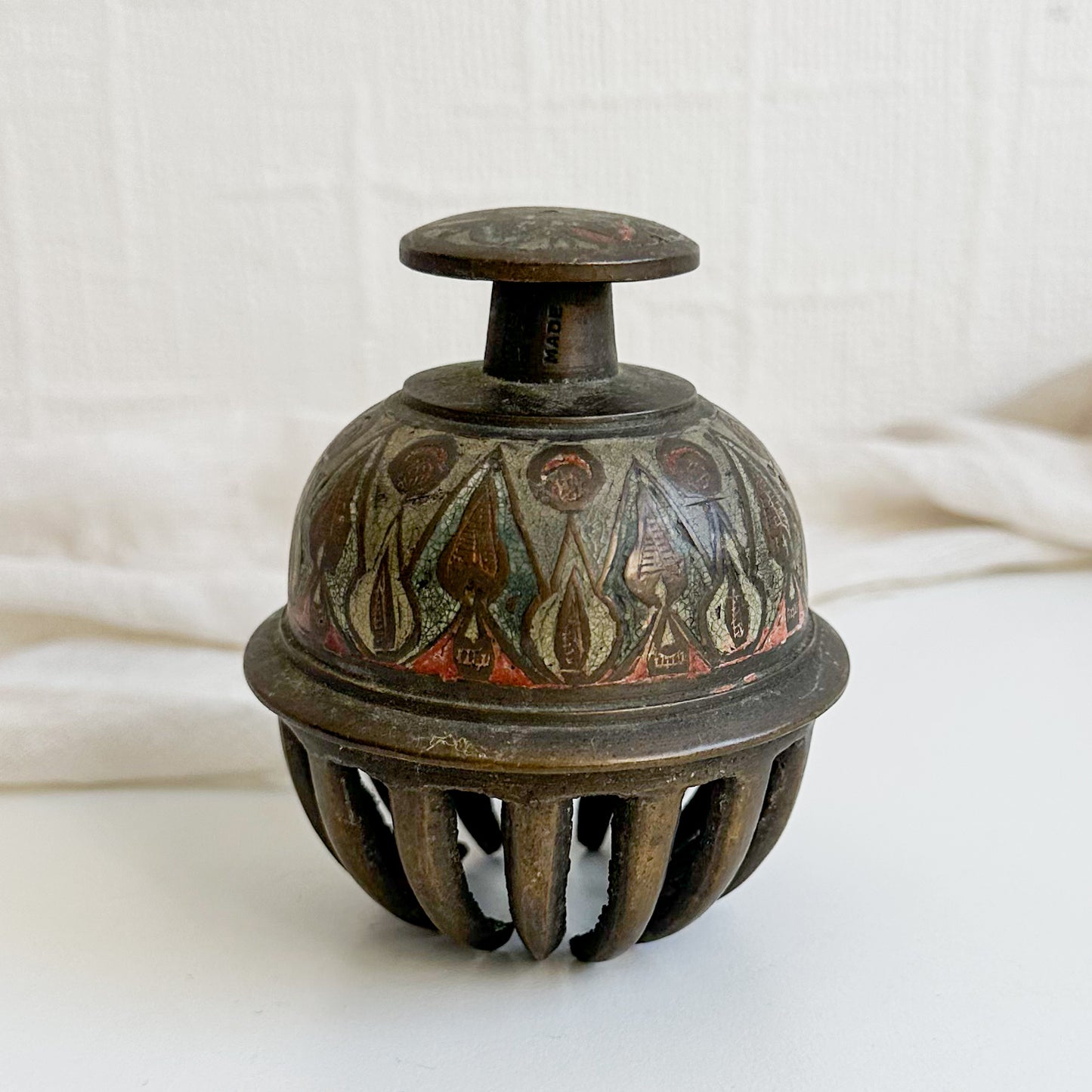 Brass Elephant Claw Bell