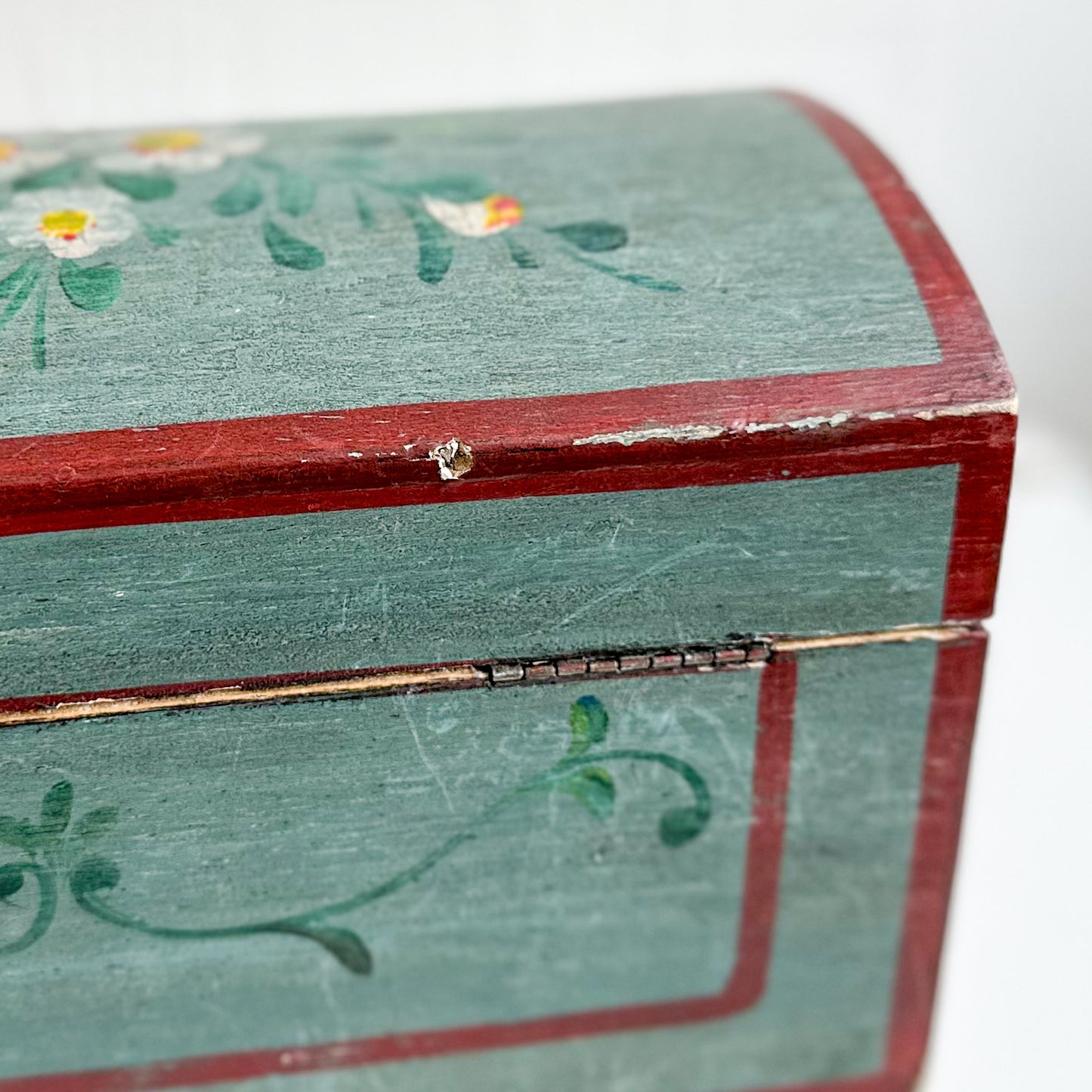 Hand Painted Wooden Box