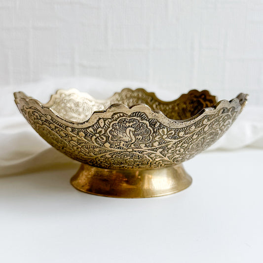 Brass Footed Bowl