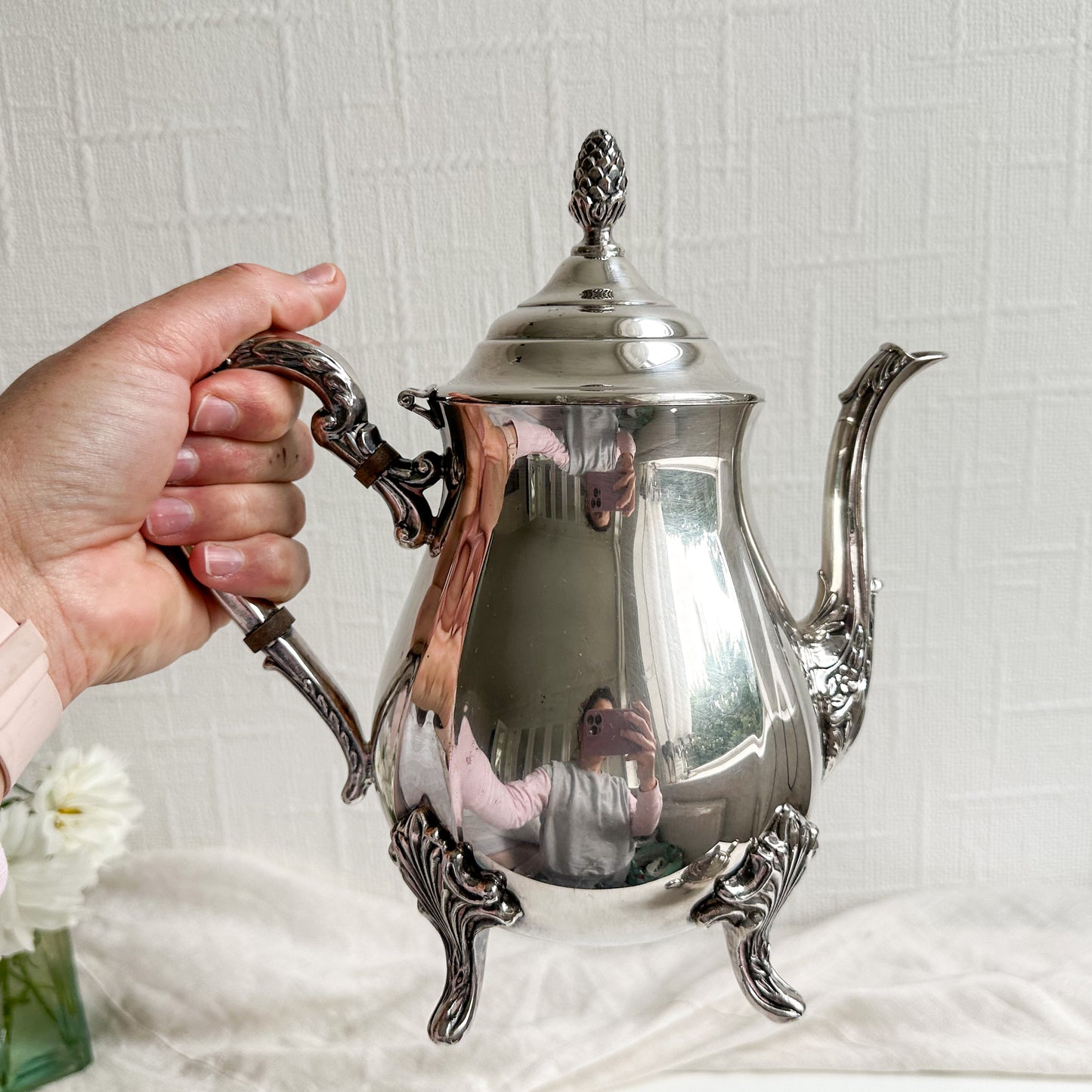 Silver Plated Teapot Set by Viners Sheffield