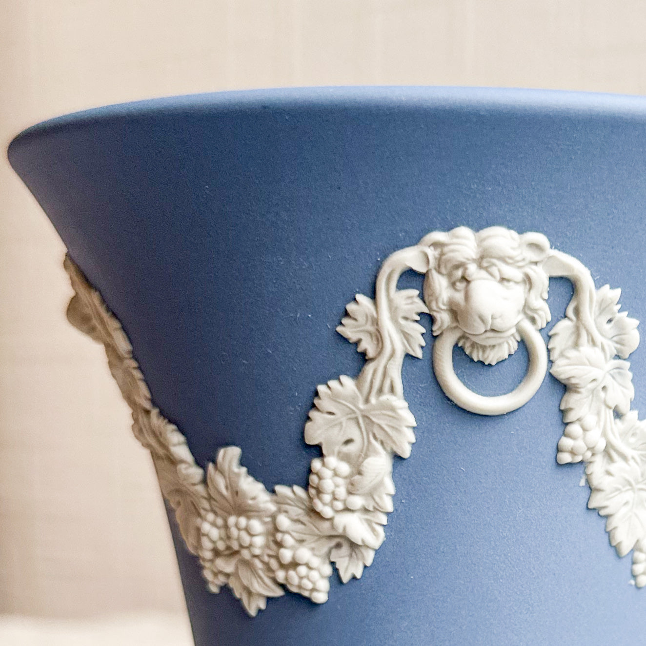 Blue Jasperware Vase by Wedgwood