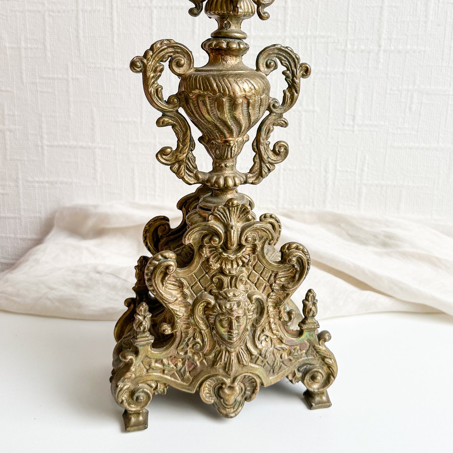 Ornate Bronze Candelabra