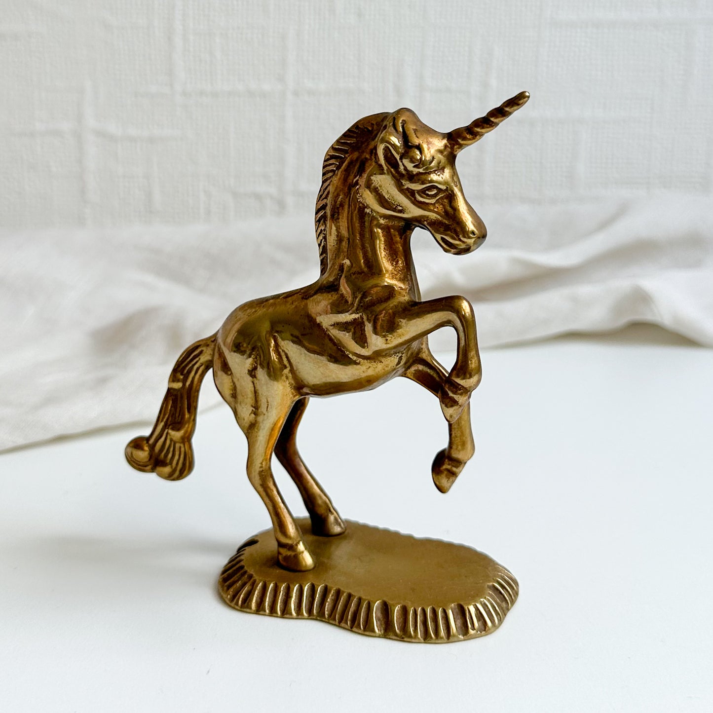 Solid Brass Unicorn Figurine