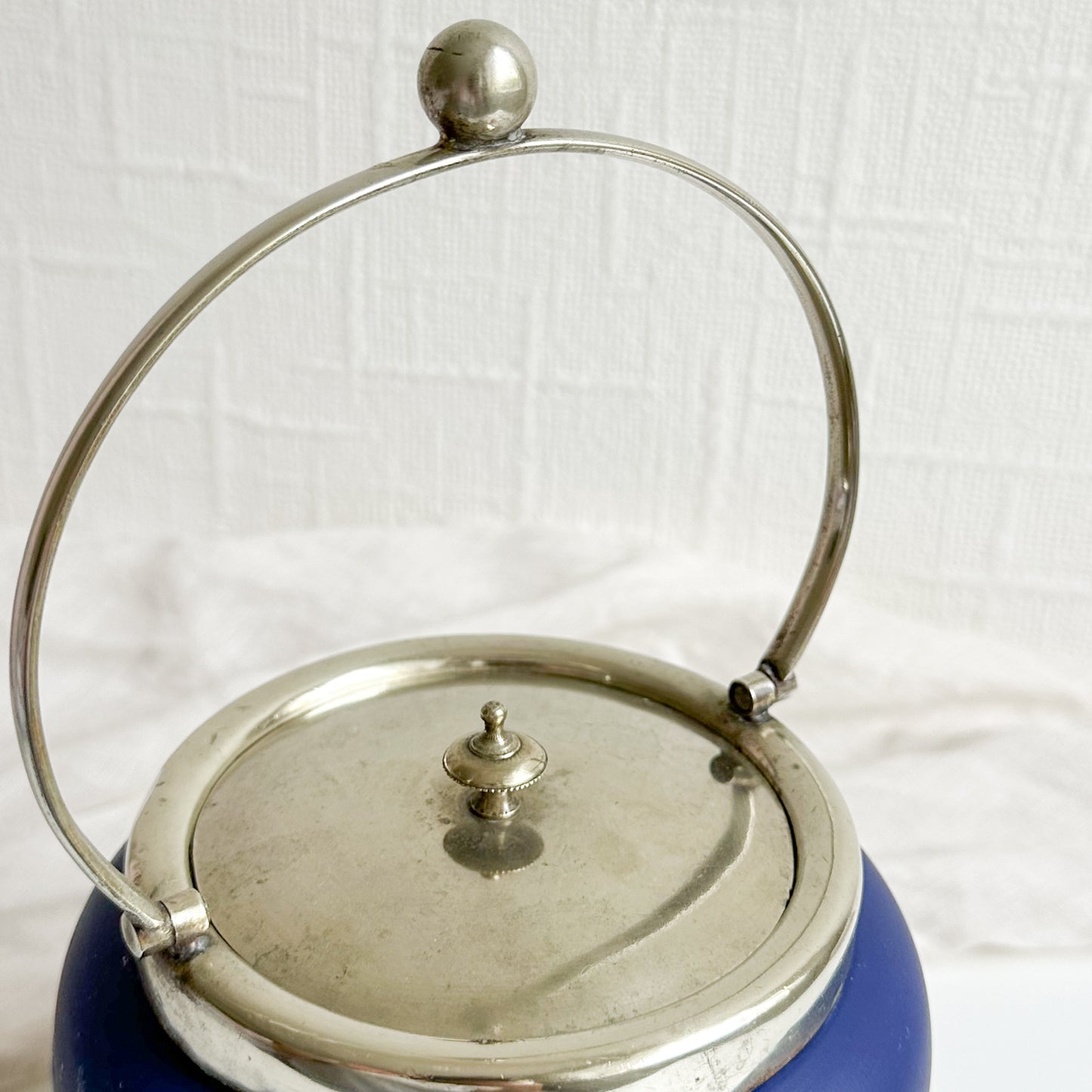 Adam’s Jasperware Biscuit Barrel