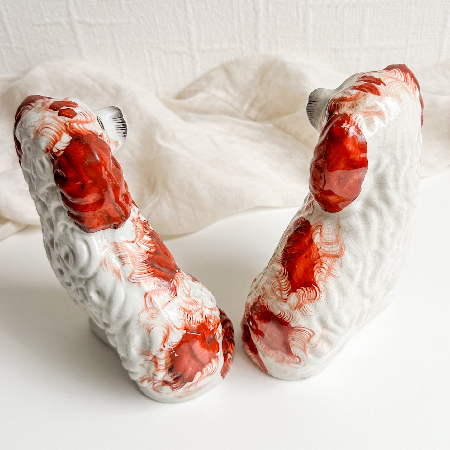 Pair of Staffordshire Spaniels