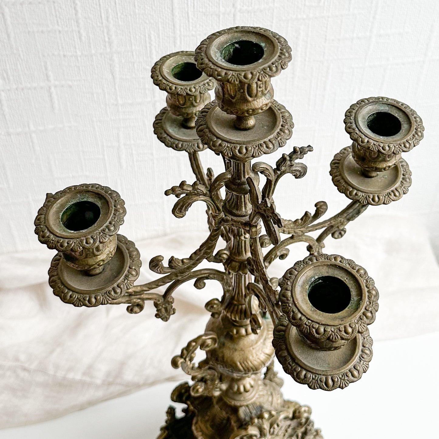 Ornate Bronze Candelabra