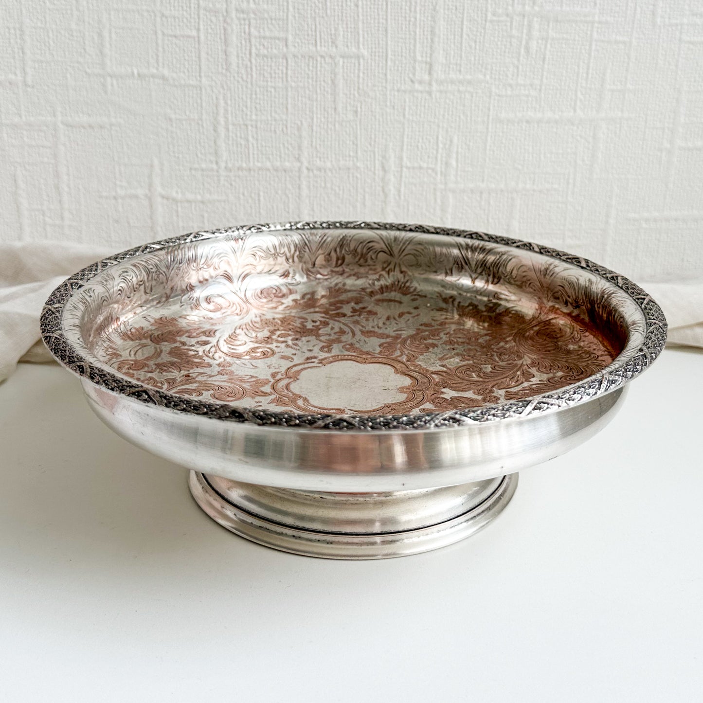 Silver Plated Pedestal Bowl