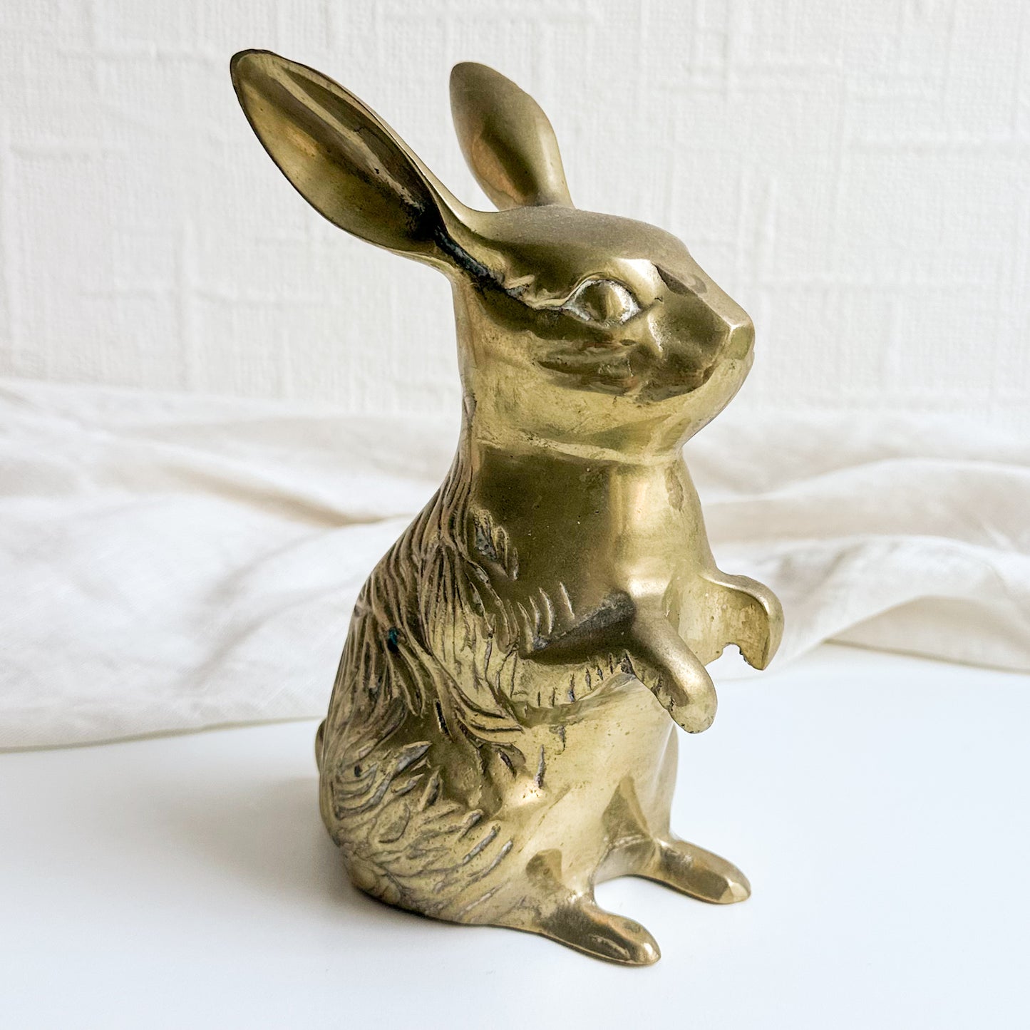 Brass Rabbit Figurine