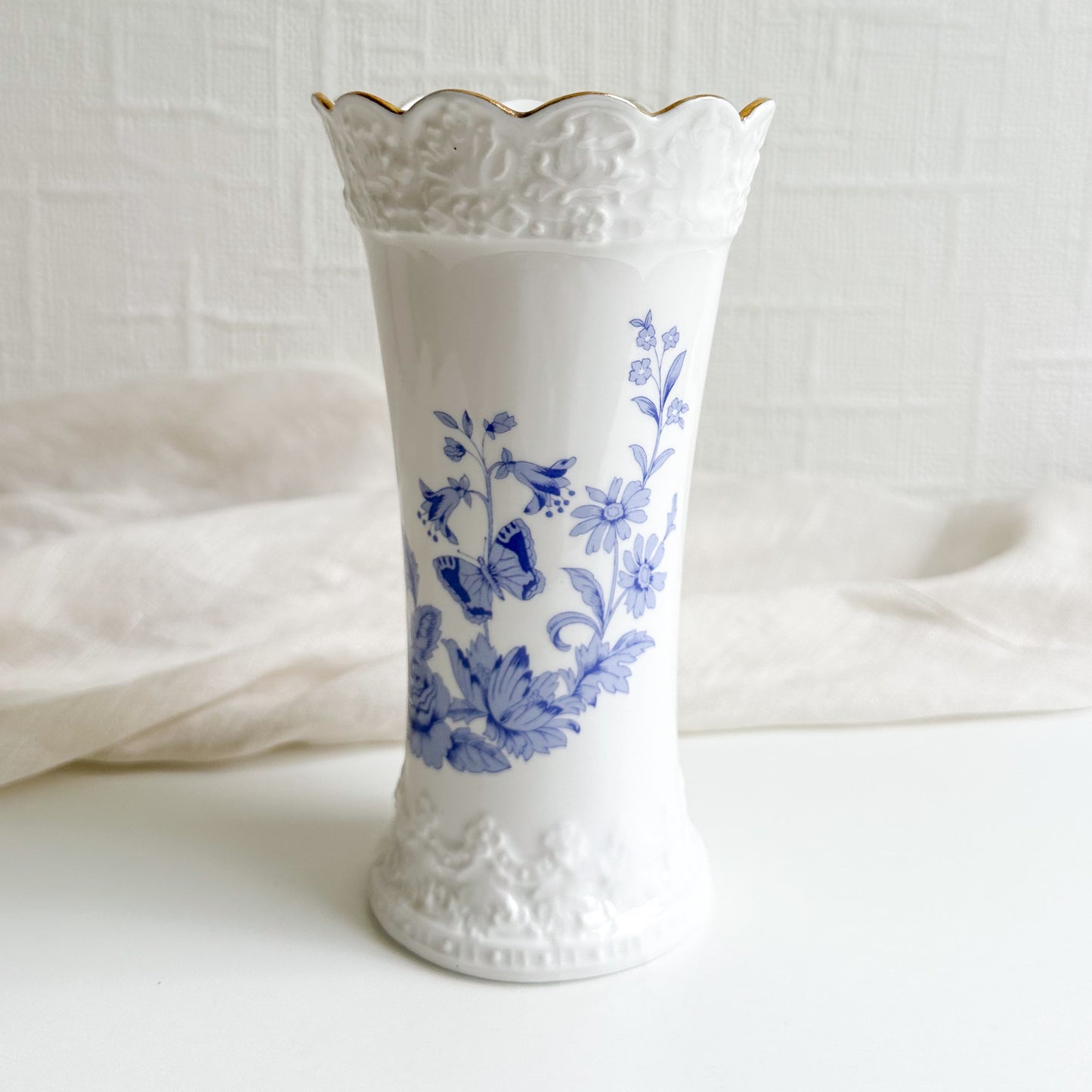 Aynsley “Cottage Blue” Vase