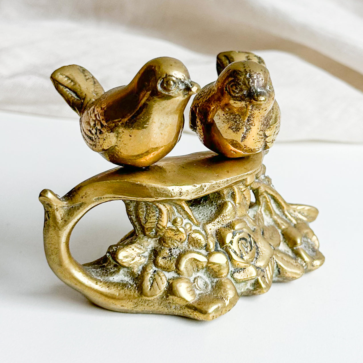 Brass Bird Figurine