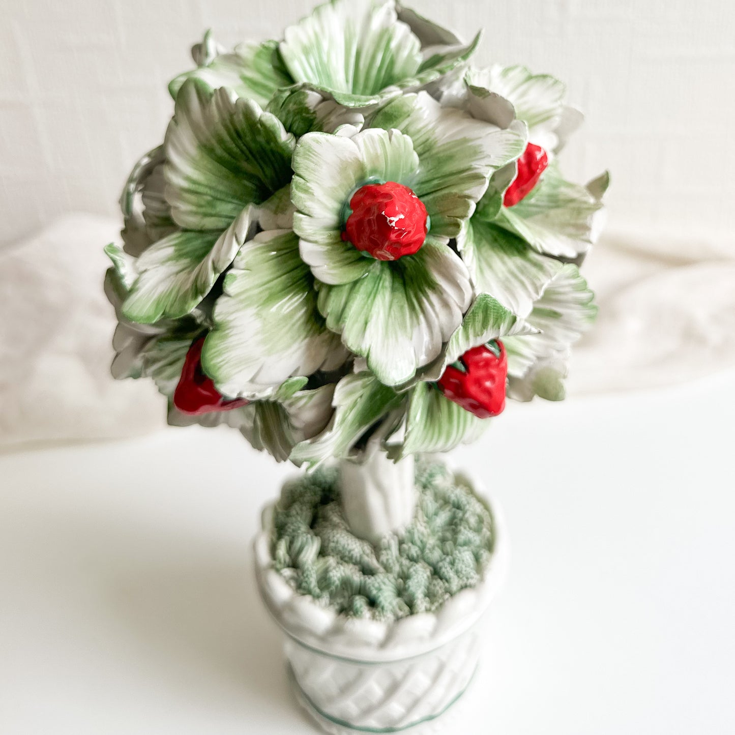 Ceramic Strawberry Plant
