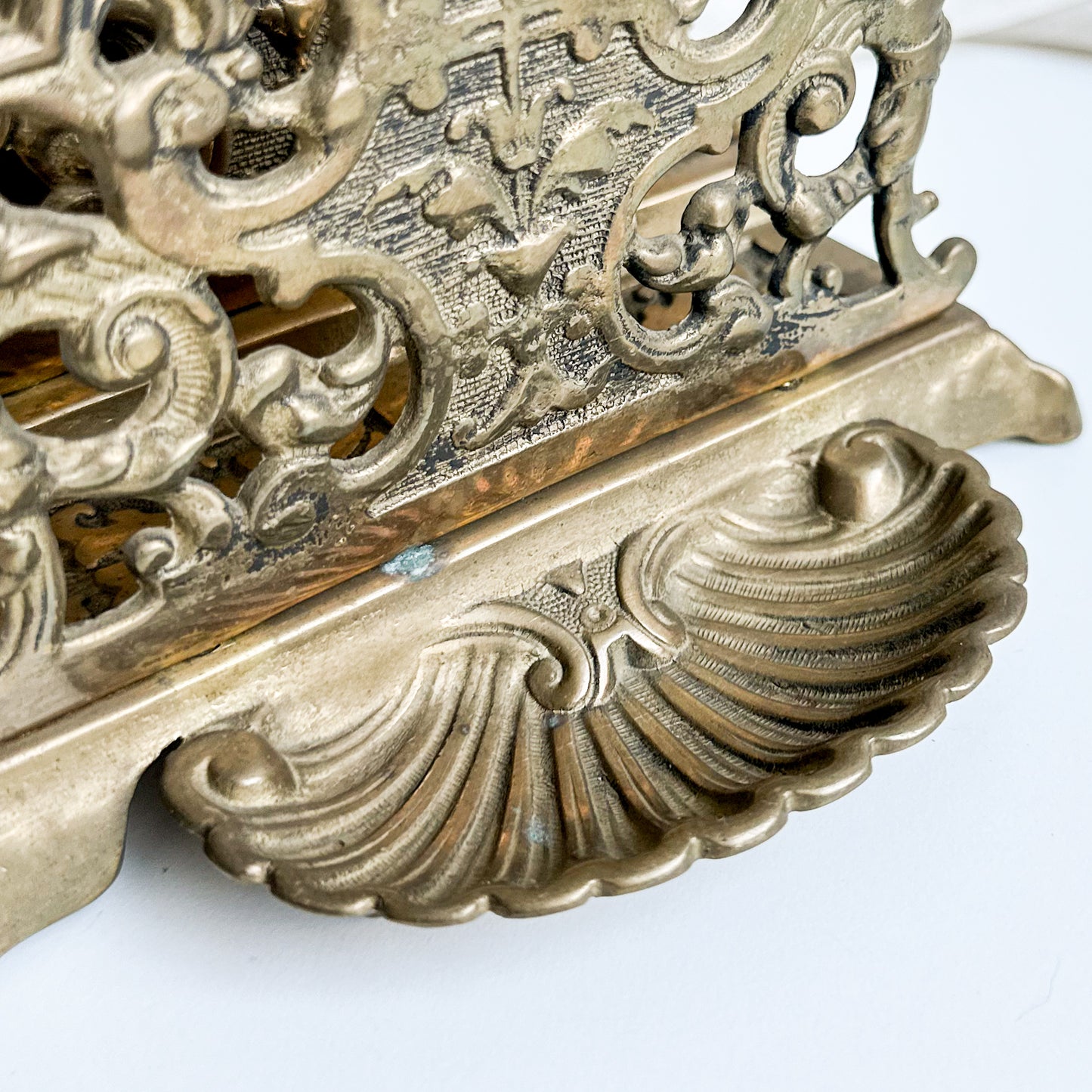 French Brass Letter Holder