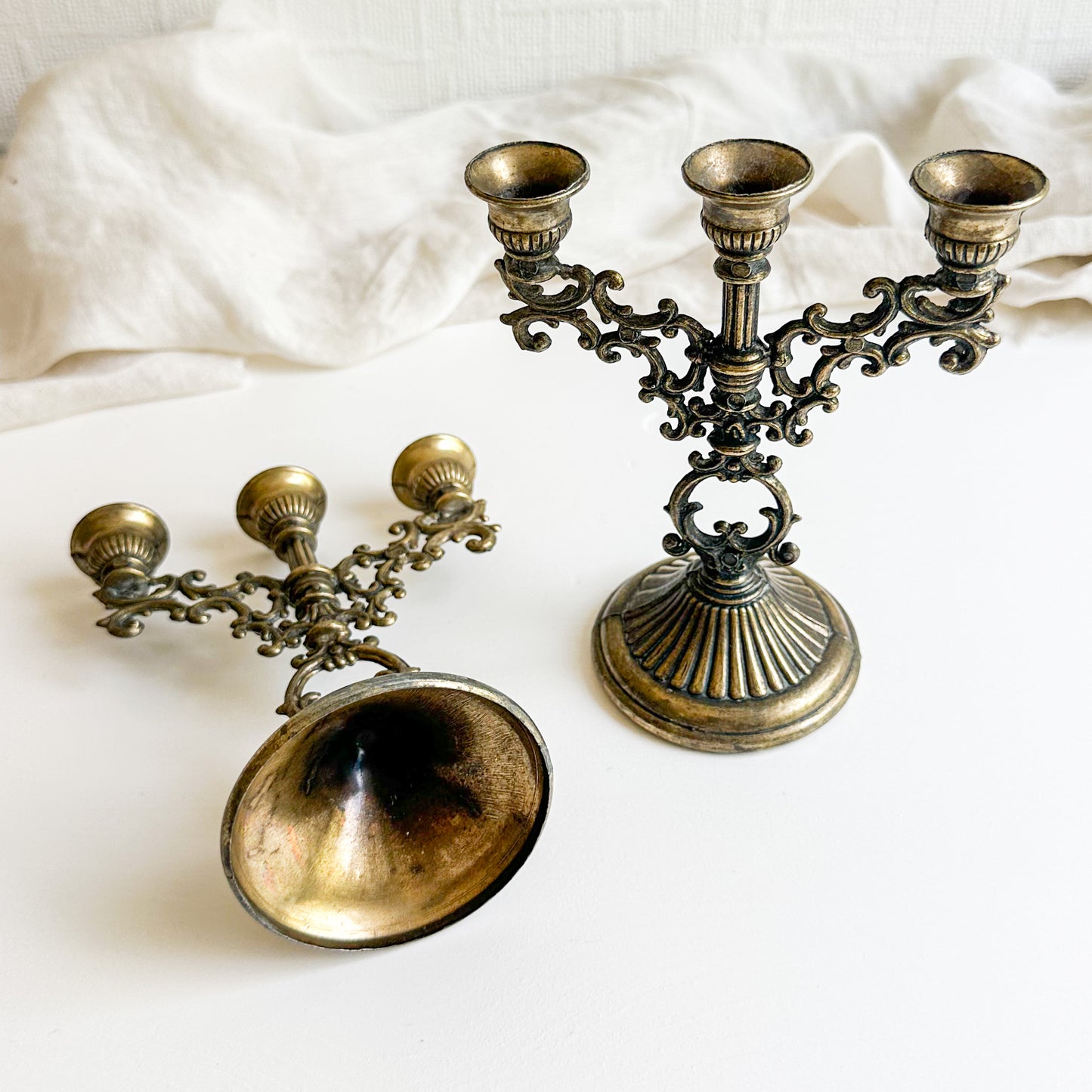Pair of Small Candelabras