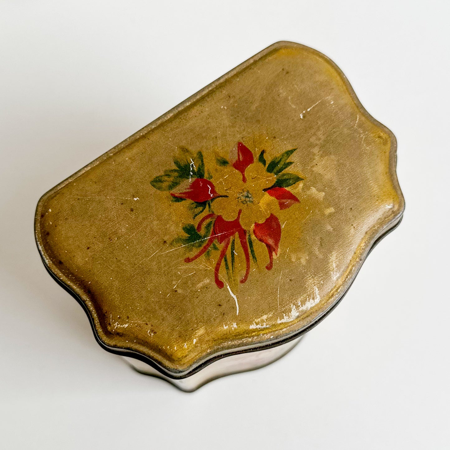 Vintage Floral Tin