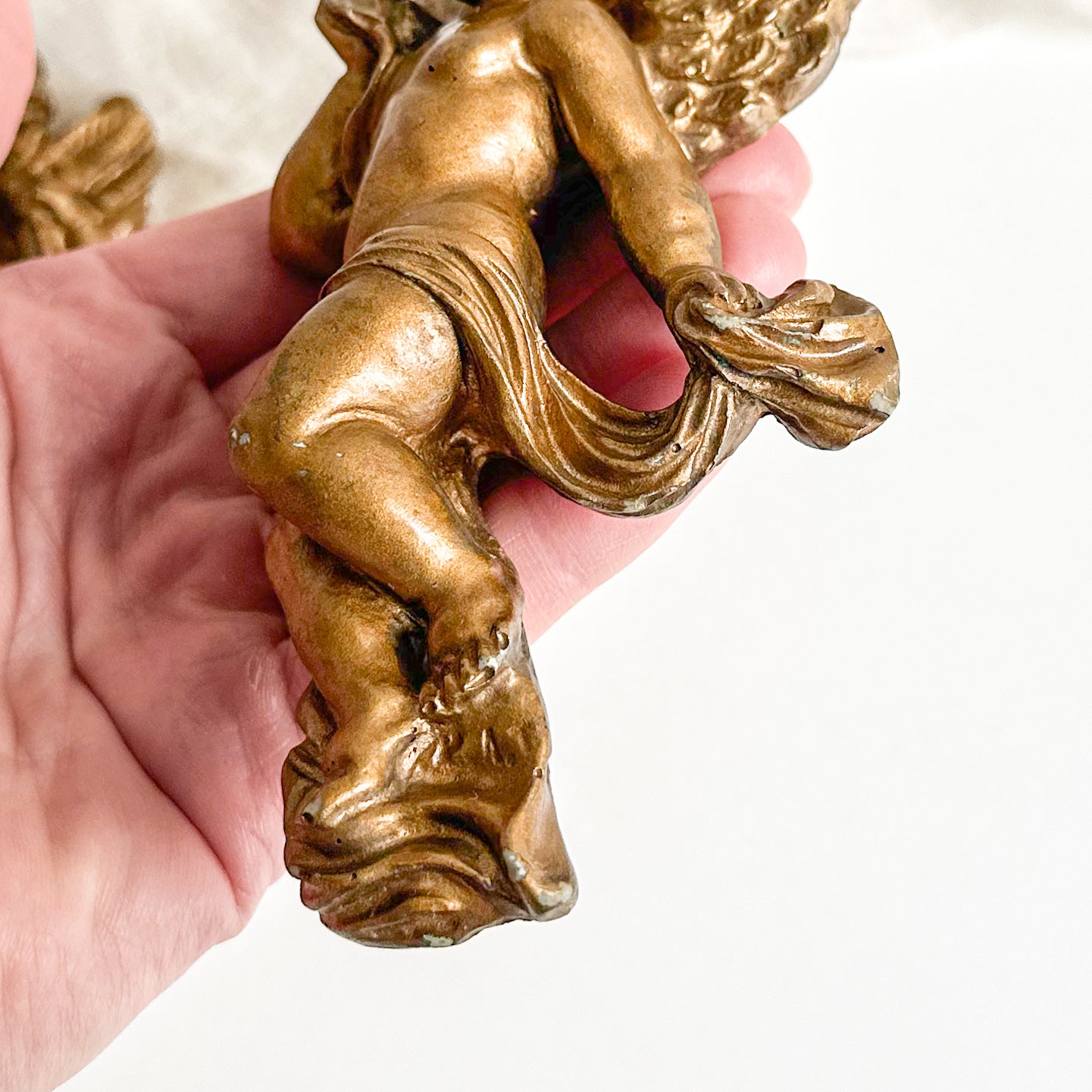 Pair of Cherub Wall Decorations