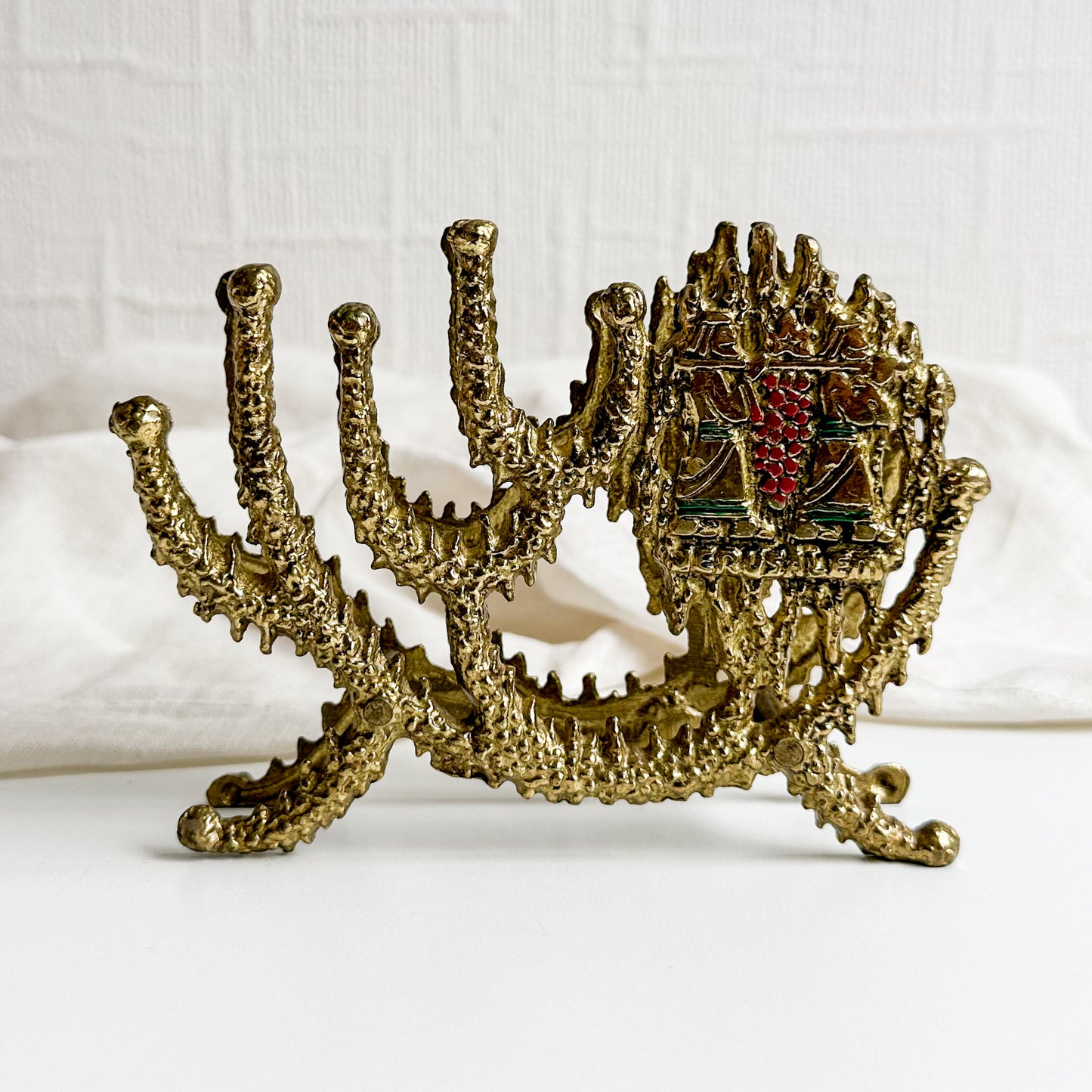 Brass “Jerusalem” Letter Holder