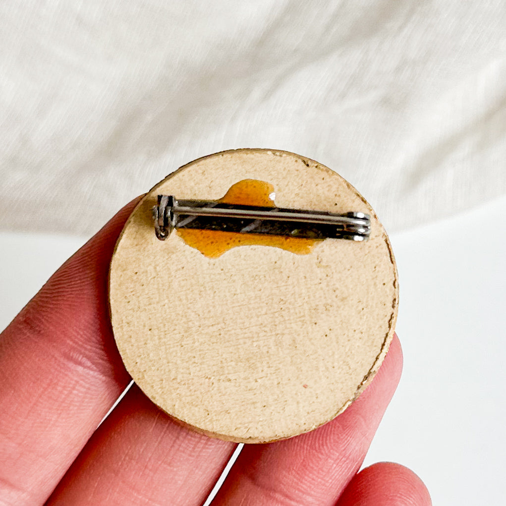 Ceramic Snowdrops Brooch