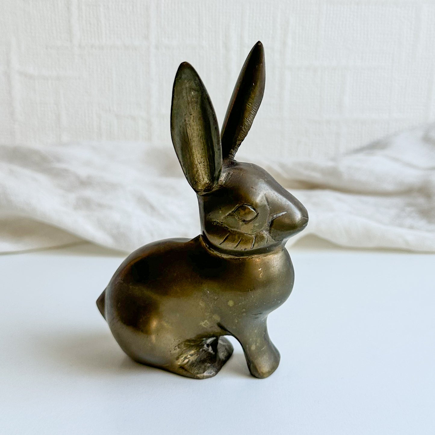 Brass Bunny Figurine