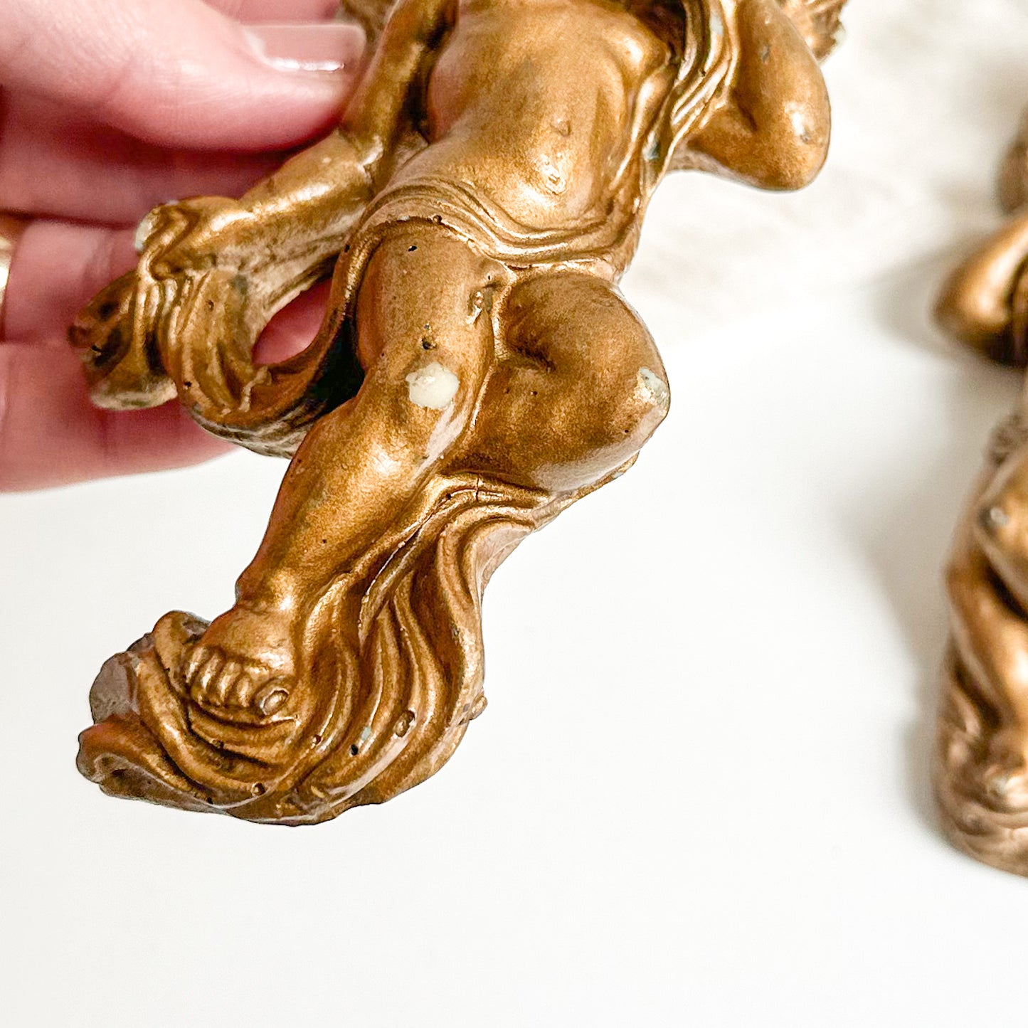Pair of Cherub Wall Decorations