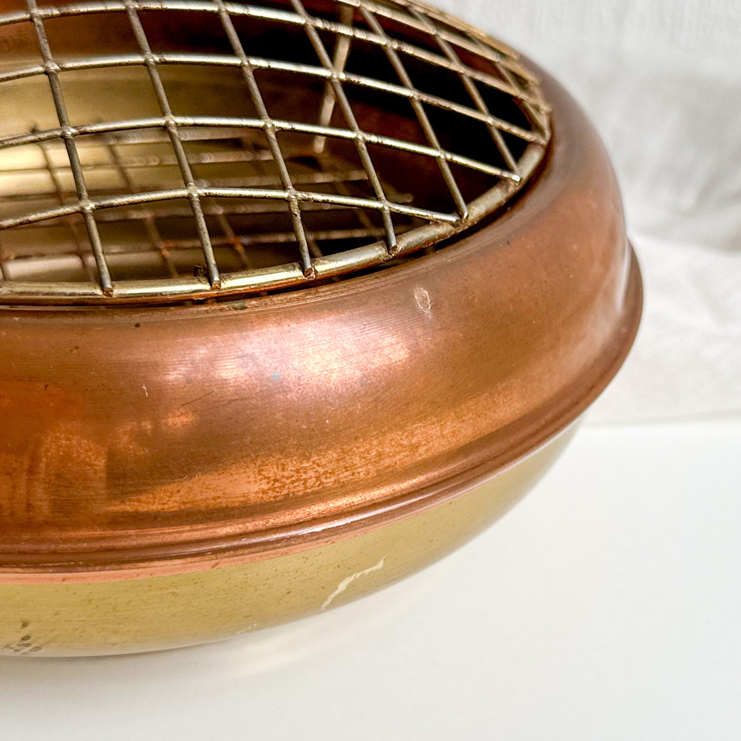 Brass and Copper Rose Bowl