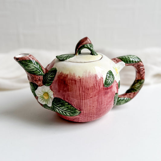 Small Teapot with Apple Design