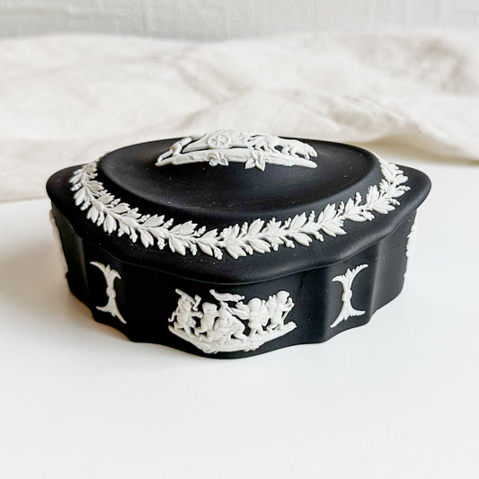 Black Jasperware Box by Wedgwood