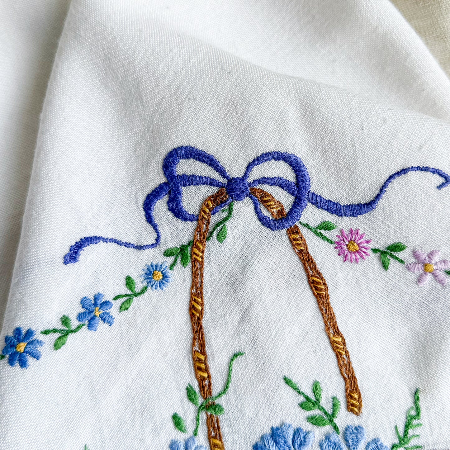 Hand Embroidered Tablecloth