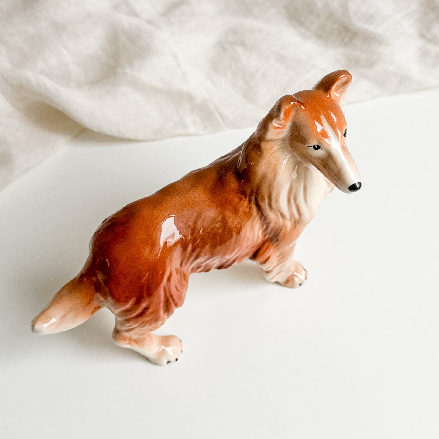 Melba Ware Collie Dog Statue