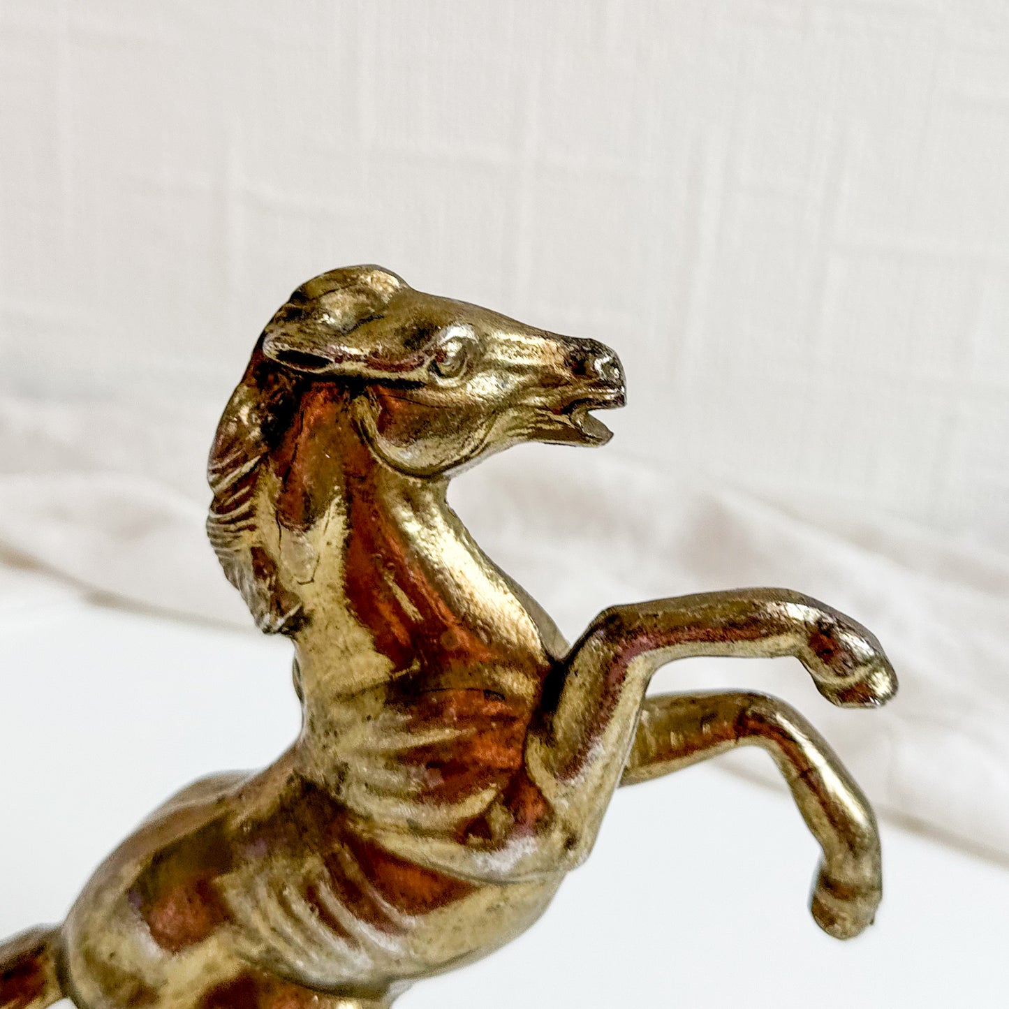 Metal Prancing Horse Figurine