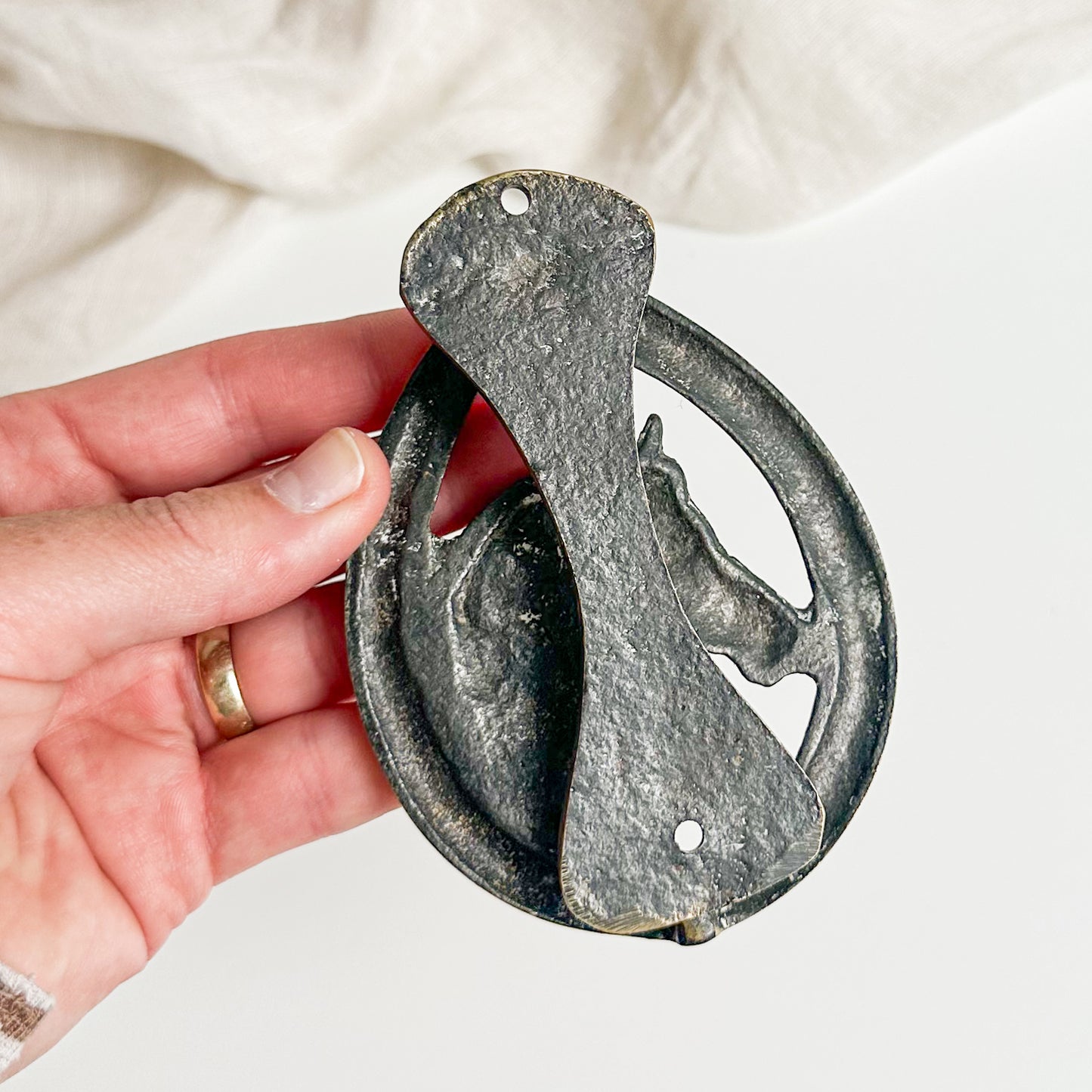 Brass Horse Shoe Door Knocker