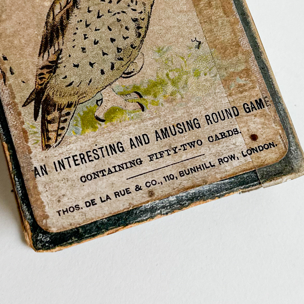Antique “Animal Grab” Card Game