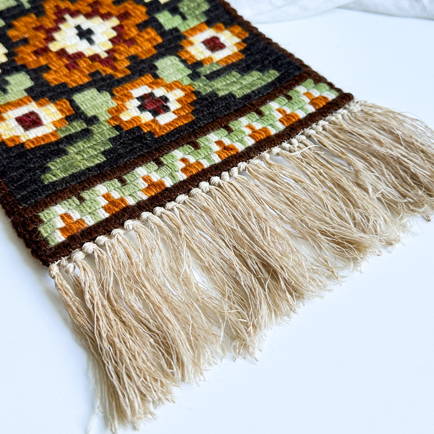 Scandinavian Folk Art Tapestry
