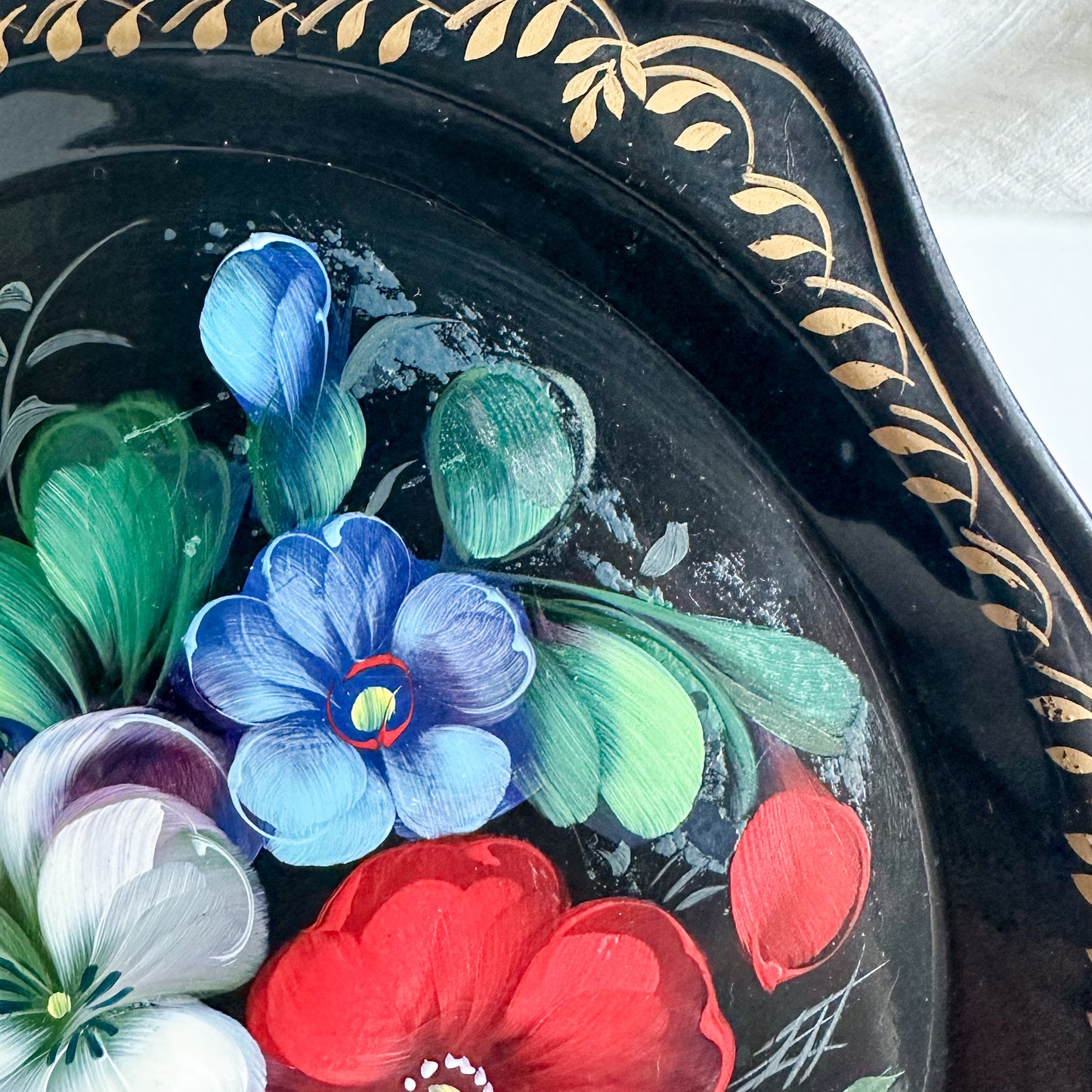 Pair of Russian Trays