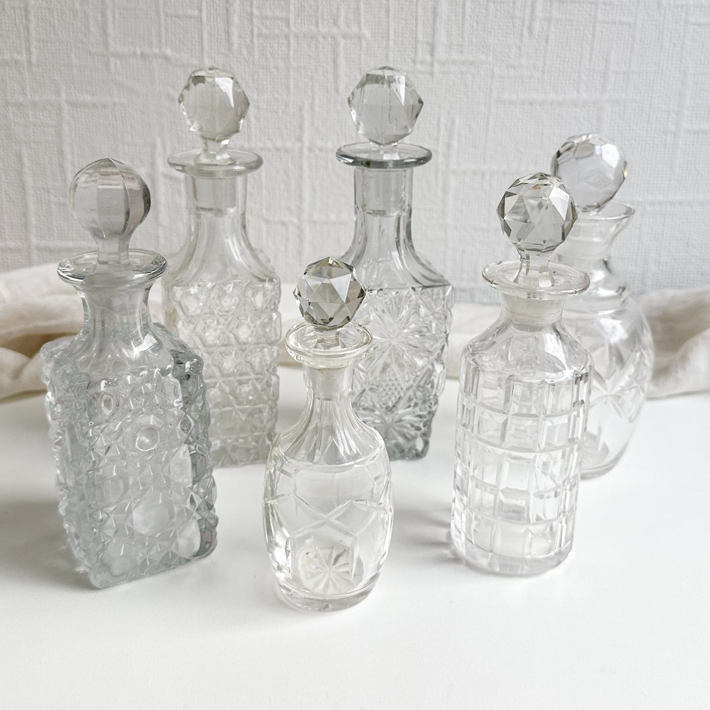 Set of 6 Small Decanters