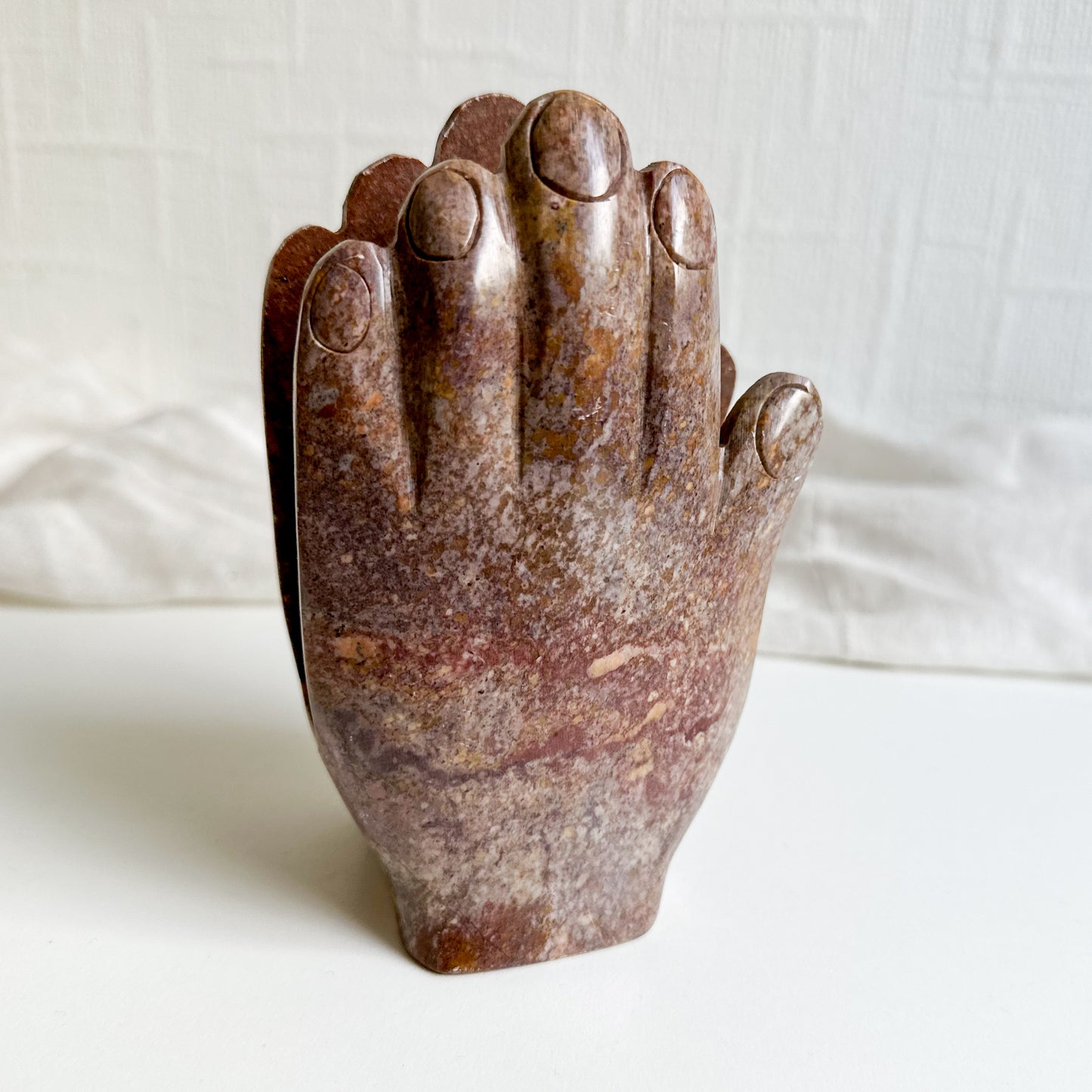 Stone Hand-Shaped Napkin Holder