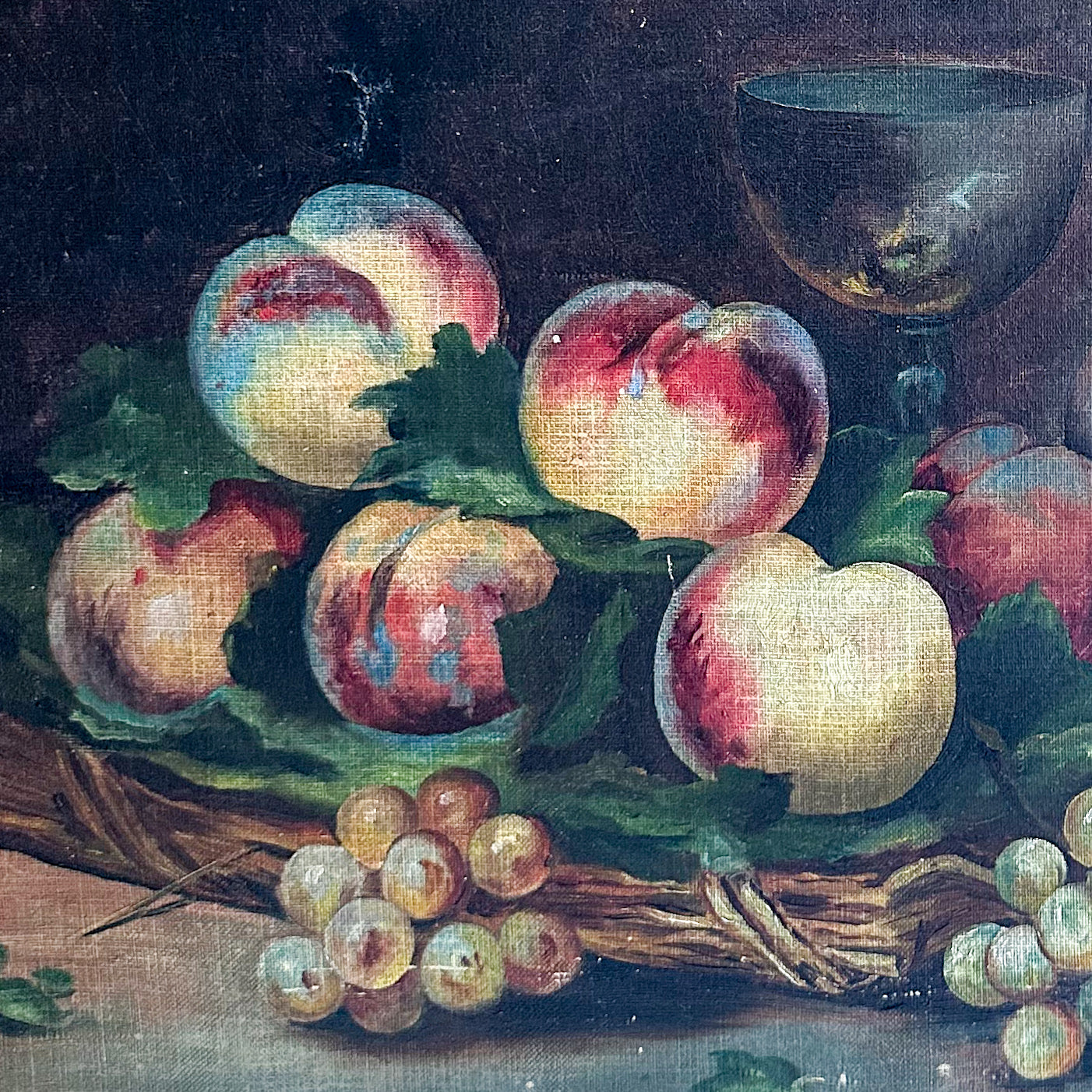 Antique Still Life Oil Painting