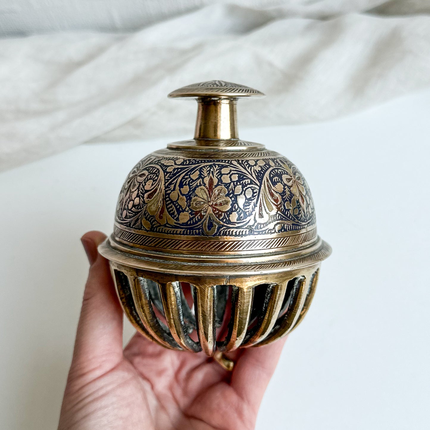 Brass Elephant Claw Bell