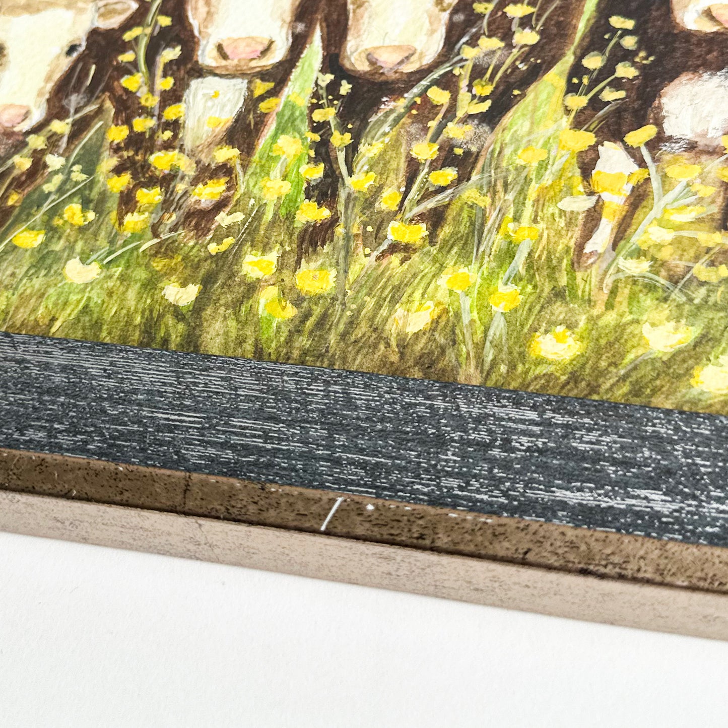 Original Watercolour with Cows