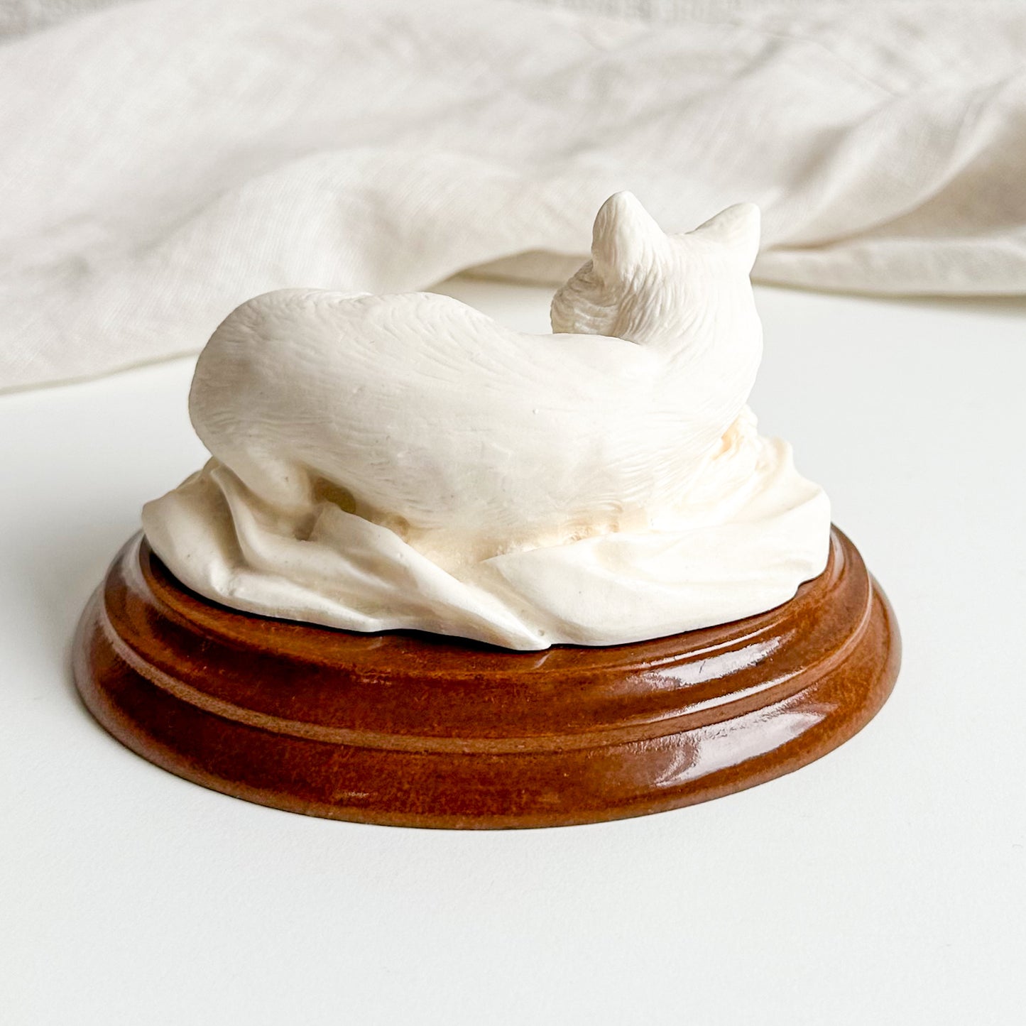 White Cat Figurine