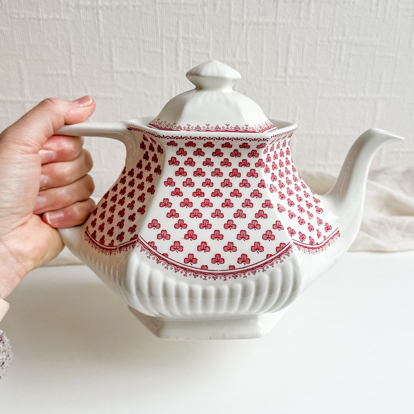 Red Clover Teapot by Adam’s