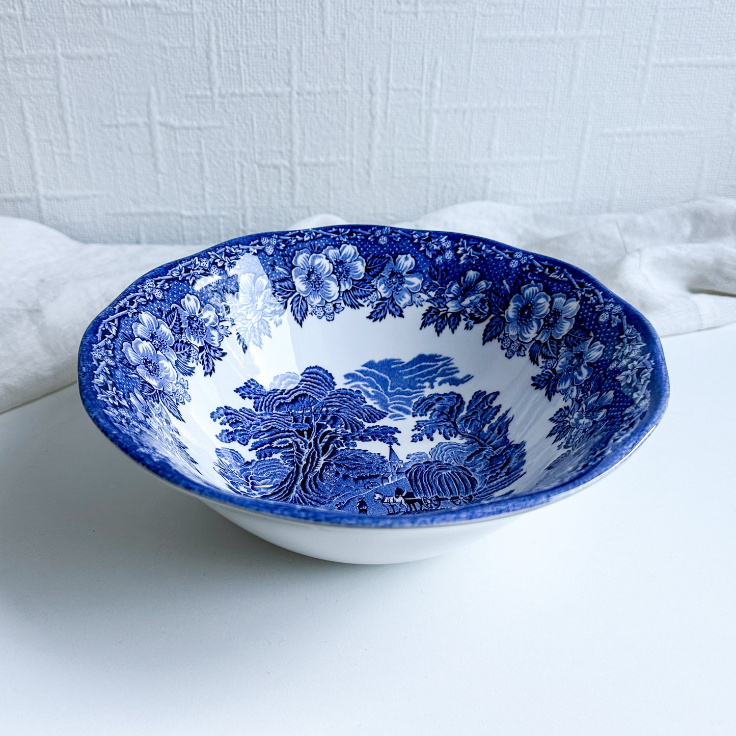 Blue & White Serving Bowl