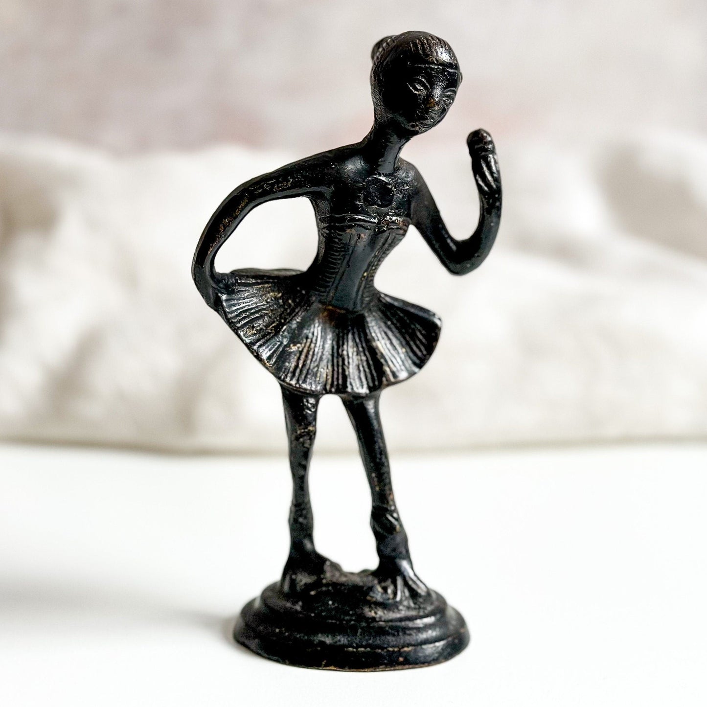 Antique 1800s Bronze Ballerina Statue