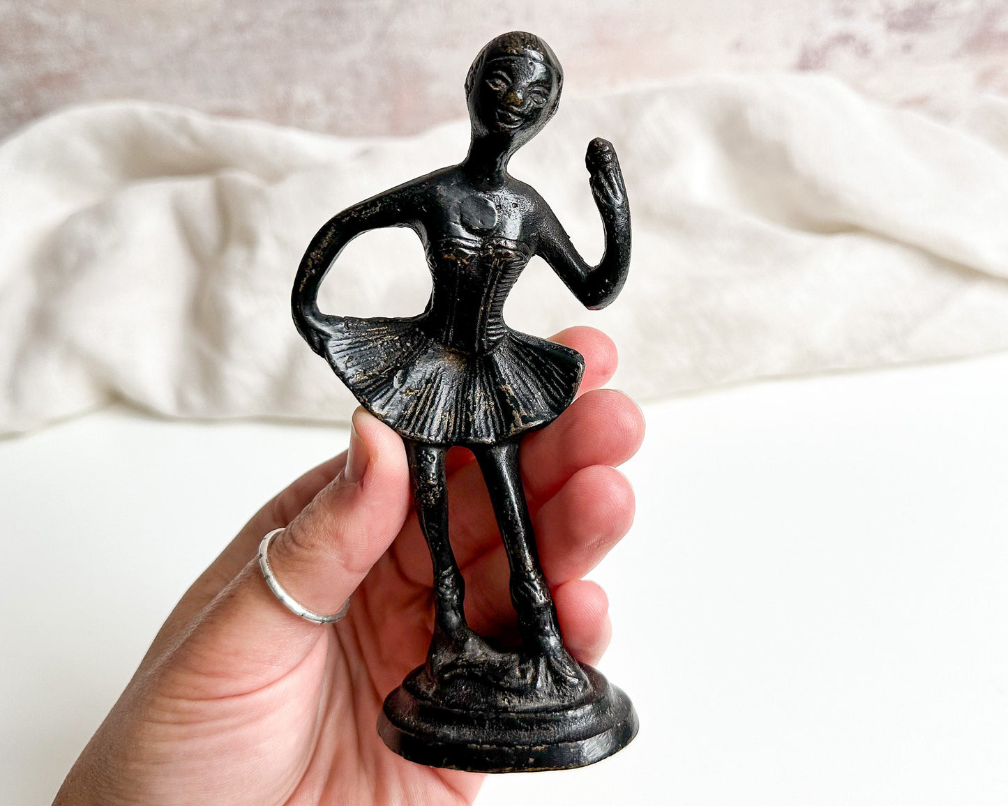 Antique 1800s Bronze Ballerina Statue