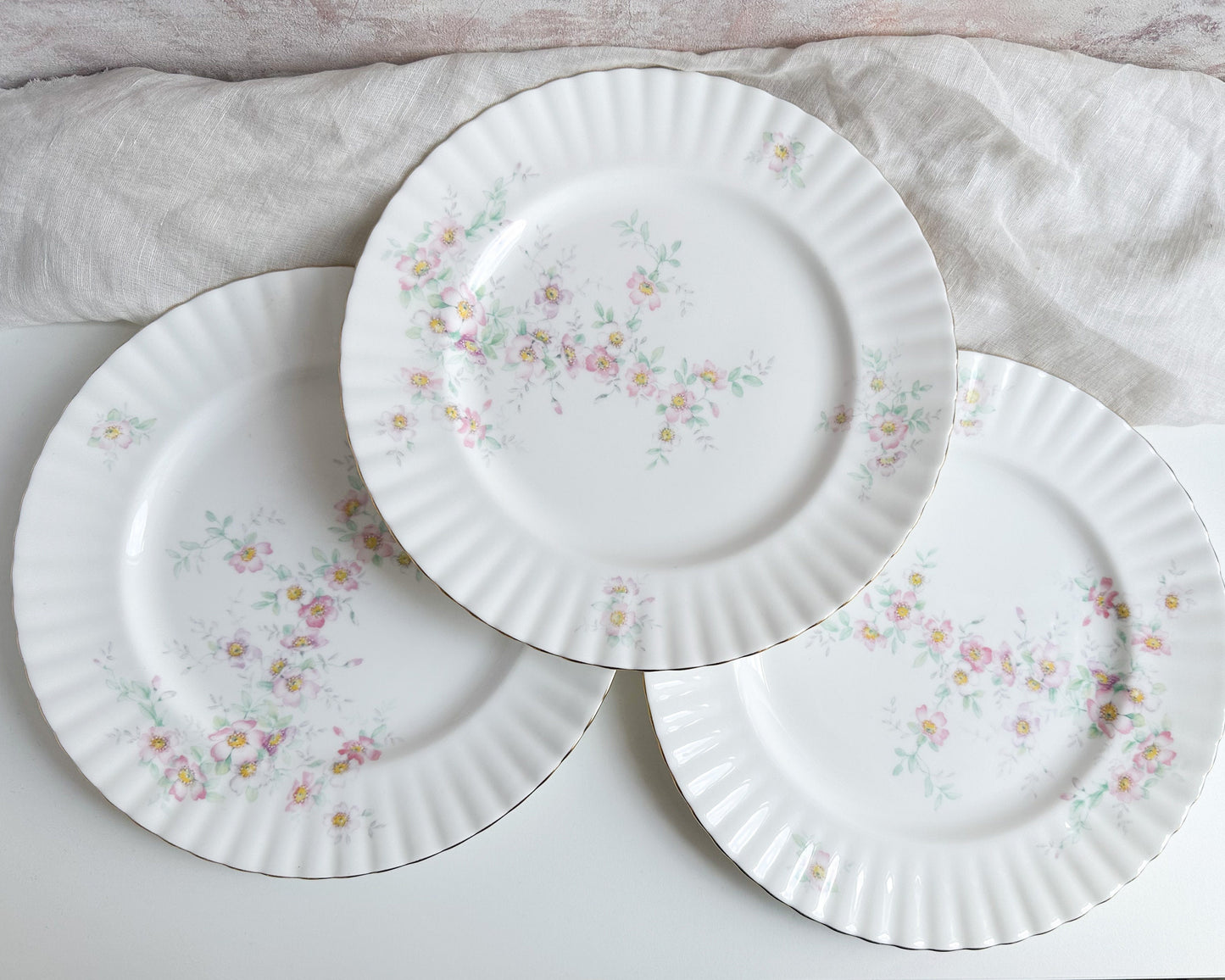 Royal Albert Dinner Plates, “Spring Ballet” Pattern