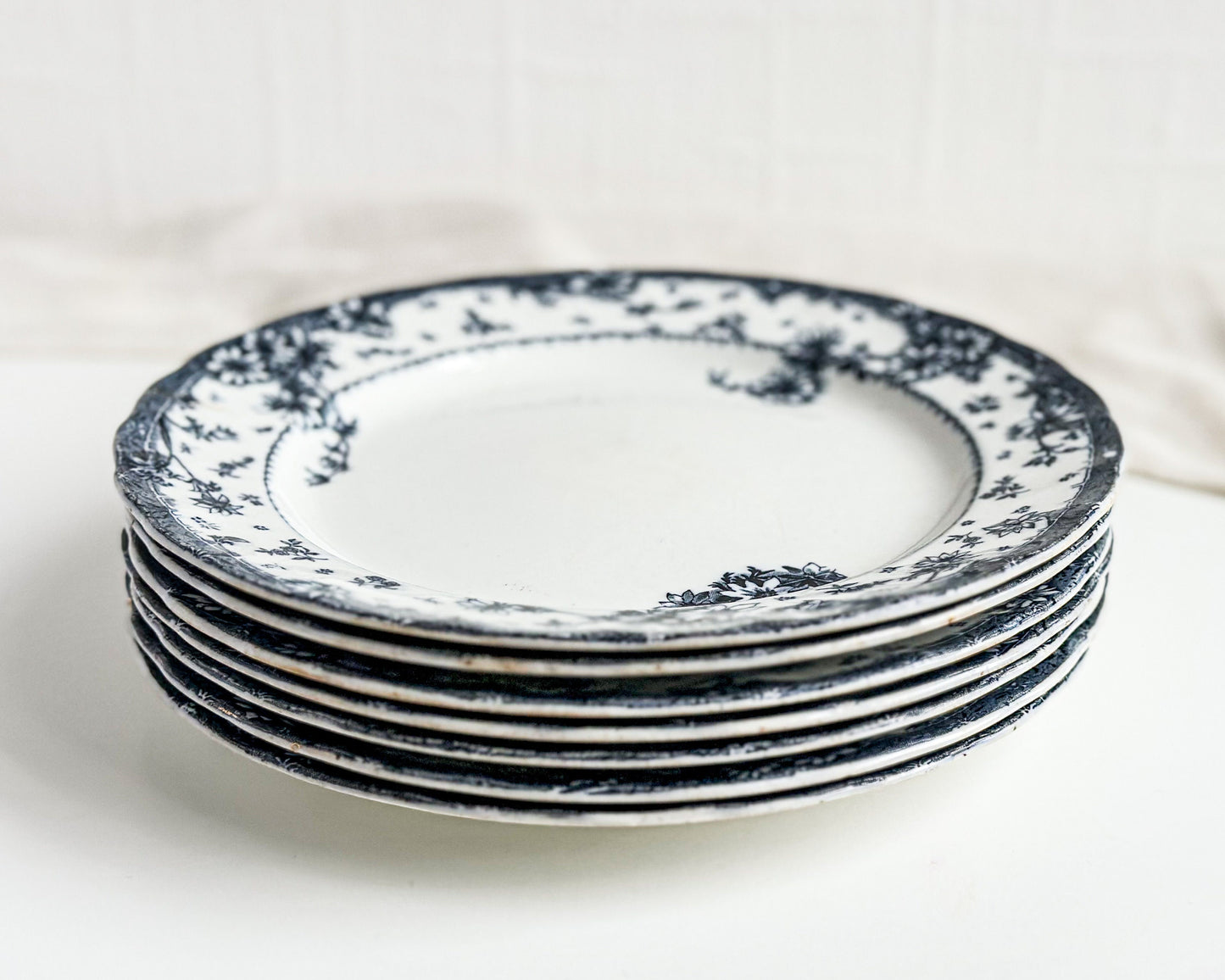 Antique Doulton Burslem Side Plates, ALBERT Pattern