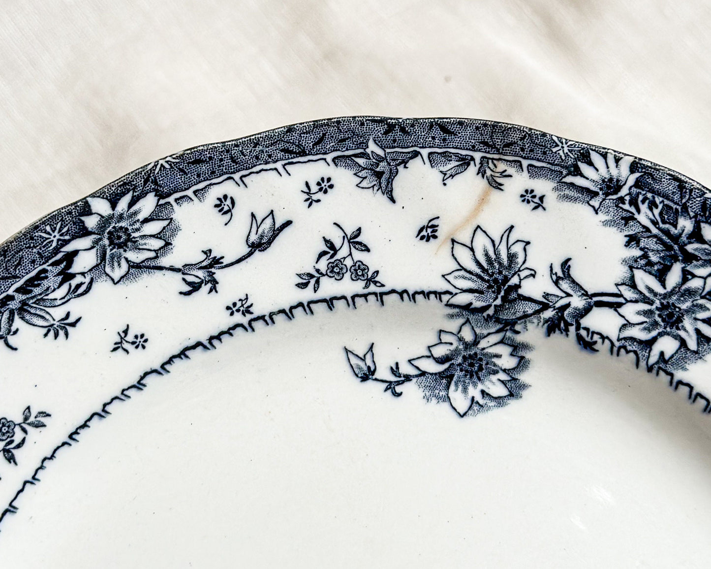 Antique Doulton Burslem Side Plates, ALBERT Pattern