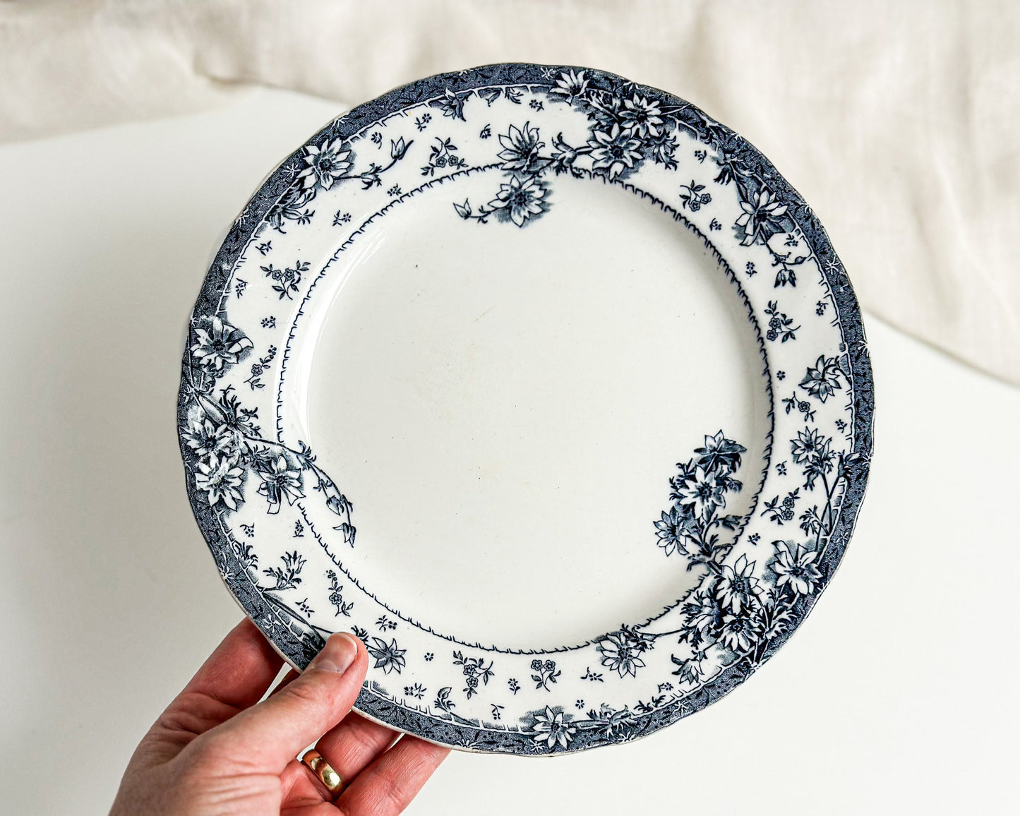 Antique Doulton Burslem Side Plates, ALBERT Pattern