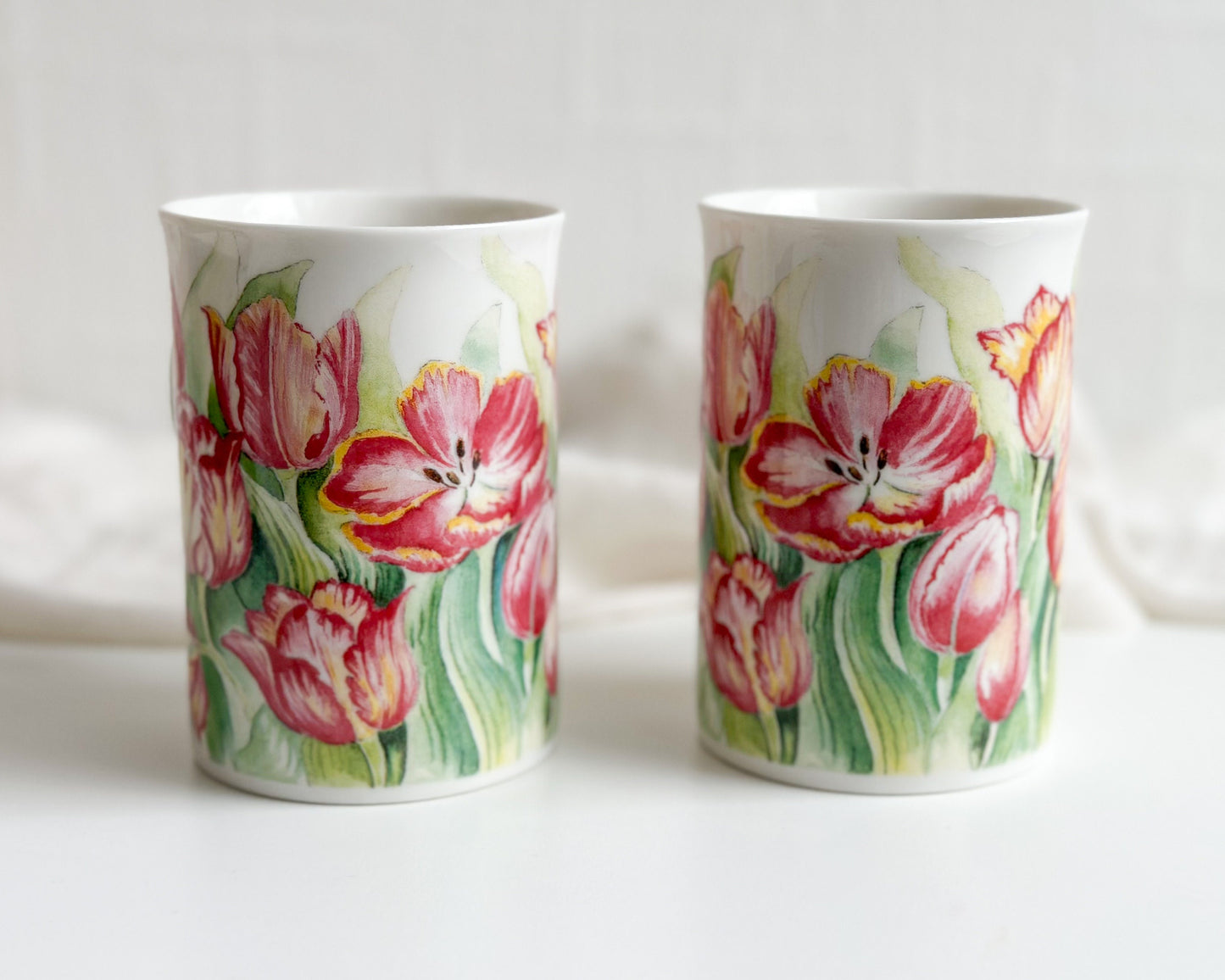 Pair of Tulip Cups by Royal Doulton