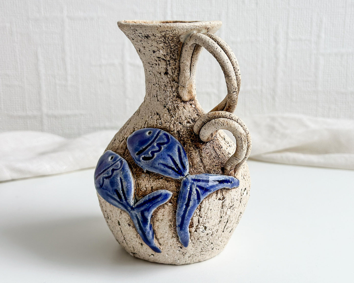 Small Jug with Fish Design