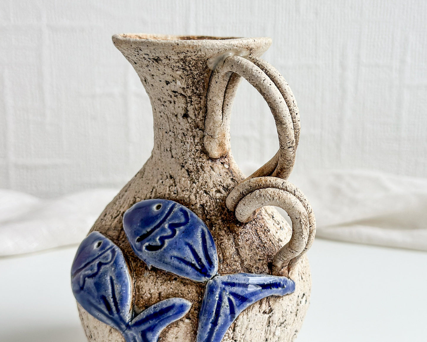 Small Jug with Fish Design